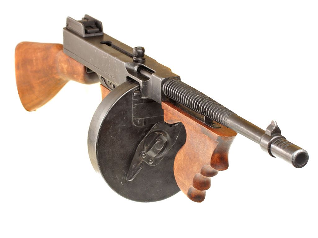 Пистолет-пулемет Томпсона (Thompson M 1928 A1). США, копия купить в  интернет-магазине военного антиквариата «Лейбштандарт» по цене 15 000 ₽  артикул 111128-531