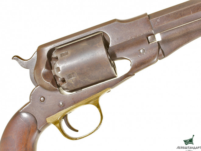 Купить Капсюльный револьвер Ремингтон (Remington), модель 1858 года в футляре, США - Увеличенное изображение