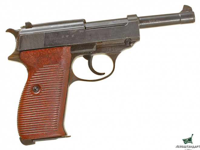 Изображение Пистолет Вальтер П-38 (Walther P-38), 1942 год, Германия - Увеличенное изображение