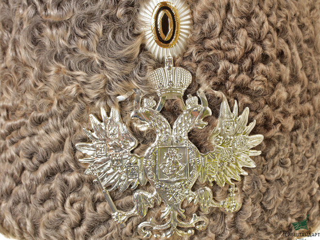 Изображение Папаха офицерская (белый прибор) образца 1910/1913 года. Россия, копия - Увеличенное изображение