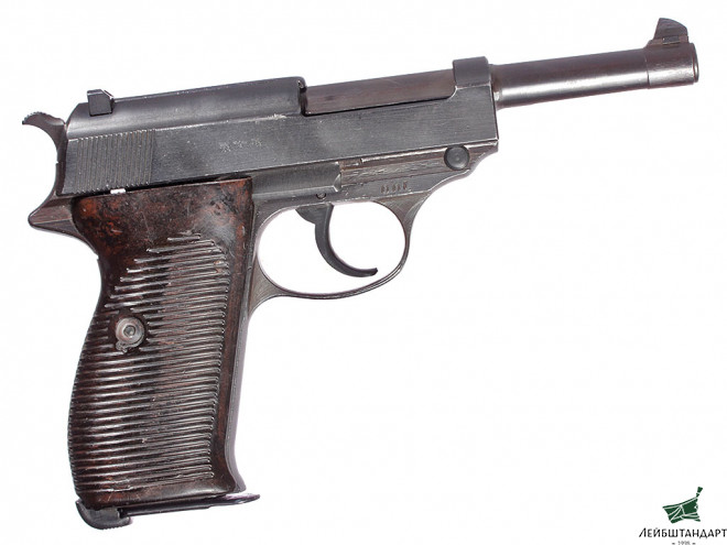 Один из видов Пистолет Вальтер П-38 (Walther P 38), Германия - Увеличенное изображение