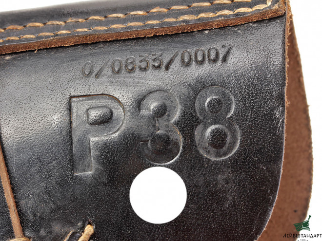 Один из видов Кобура для пистолета Вальтер П-38 (Walther P38) военного выпуска, Германия - Увеличенное изображение