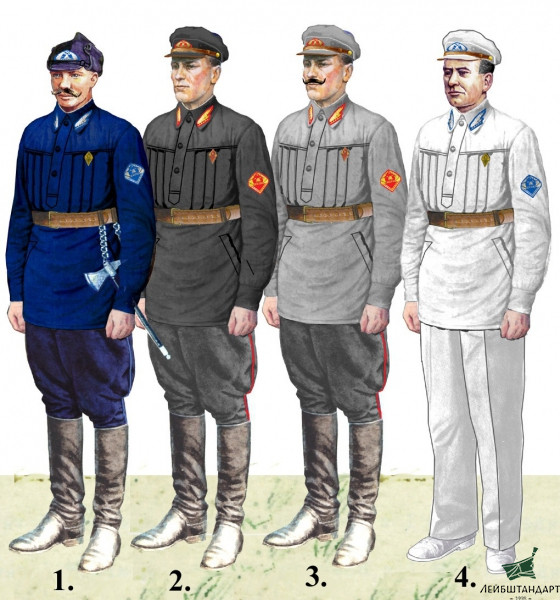 Фото Нарукавный знак инспектора пожарной охраны обр. 1925г., СССР. Копия - Увеличенное изображение