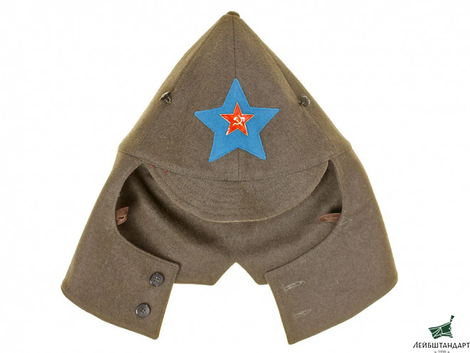 Один из видов Буденовка суконная зимняя обр.1924 года, авиация РККА. СССР, копия - Увеличенное изображение