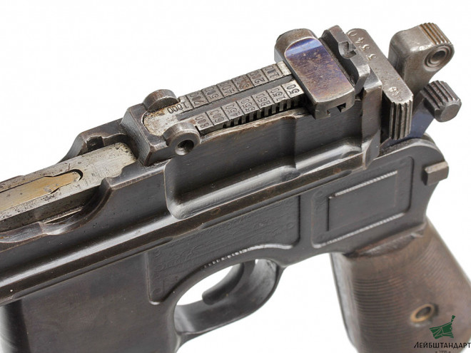 Изображение Пистолет Маузер С-96 (Mauser С96) в кобуре, Германия - Увеличенное изображение