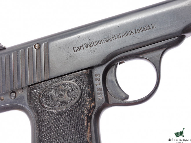 Фото Пистолет Вальтер (Walther) обр.1910 года, Германия - Увеличенное изображение