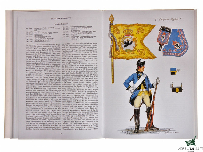 Один из видов Книга "Кавалерийские полки Фридриха Великого 1756-1763" - Увеличенное изображение
