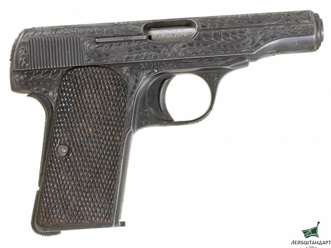 Изображение Пистолет "Браунинг" обр.1910 года (Browning 1910) - украшенный вариант, Бельгия - Увеличенное изображение