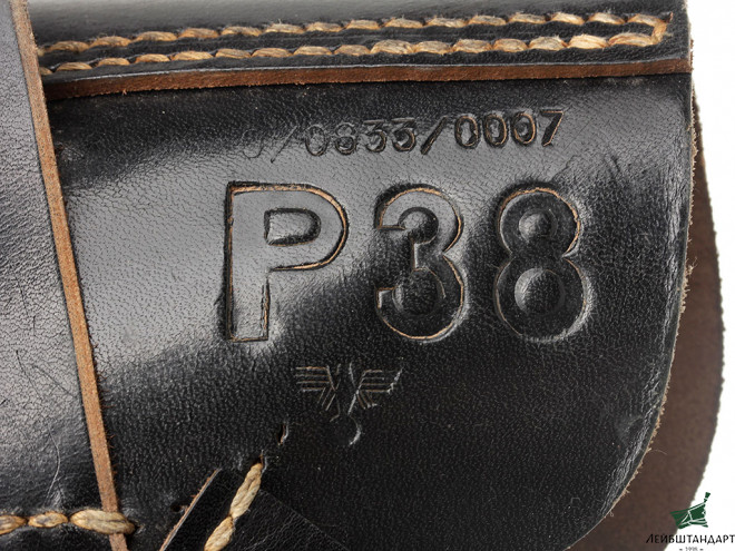 Один из видов Кобура для пистолета Вальтер П-38 (Walther P38) военного выпуска, Германия - Увеличенное изображение