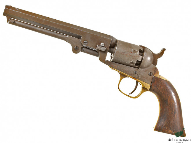 Фотография Капсюльный револьвер Кольт (Colt Model 1849 Pocket), США - Увеличенное изображение