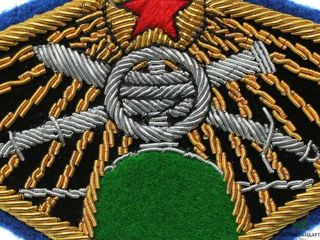 Изображение Нарукавный знак корпуса военных топографов обр.1923 г. РСФСР, копия - Увеличенное изображение