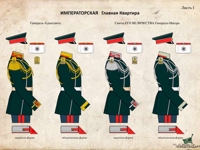 Купить Шапка генерал-адъютантов Свиты Его Императорского Величества обр. 1881 года. Россия, копия - Увеличенное изображение