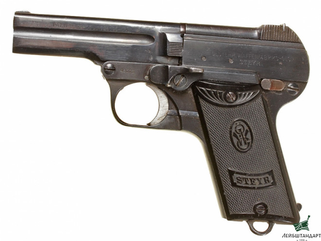 Фотография Пистолет Штайр-Пипер обр.1908 года (Steyr-Pieper M1908), Австрия - Увеличенное изображение
