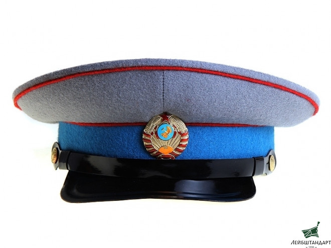 Изображение Фуражка рядового и младшего начальствующего состава, Рабоче-крестьянская милиция (обр. 1938г.), СССР, копия - Увеличенное изображение