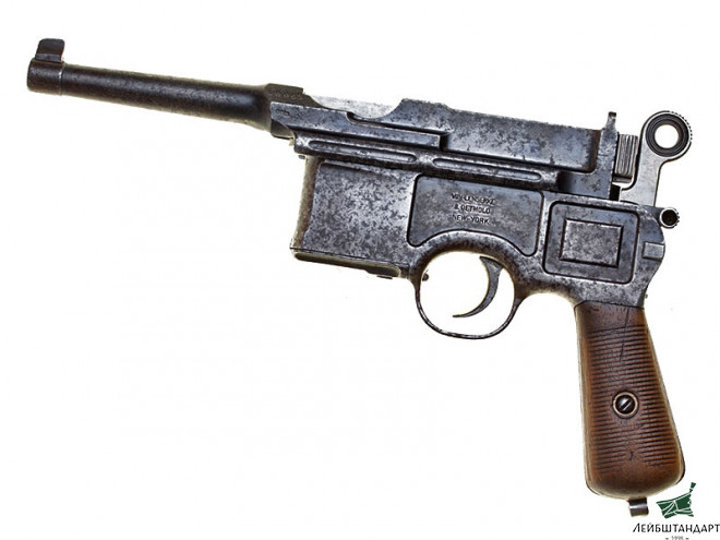 Фотография Пистолет 6-зарядный Маузер С-96 (Mauser С96), - для американского рынка, Германия - Увеличенное изображение