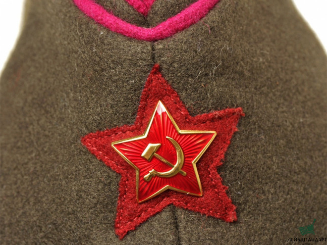 Изображение Пилотка командного и начальствующего состава обр.1935г., Внутренние войска НКВД, СССР, копия - Увеличенное изображение