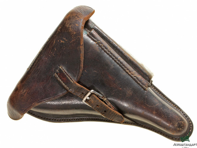 Купить Пистолет П-08 "Парабеллум" (Pistole 08, Parabellumpistole) в кобуре, 1938 год, Германия - Увеличенное изображение
