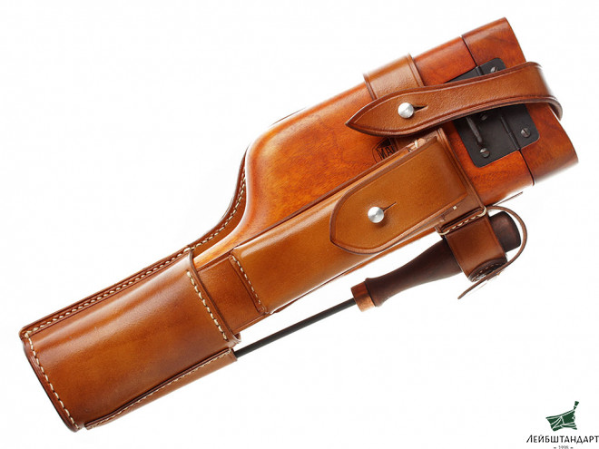 Фотография Кобура для пистолета Маузер 712 (Mauser-712) с обвесом, Германия, копия - Увеличенное изображение