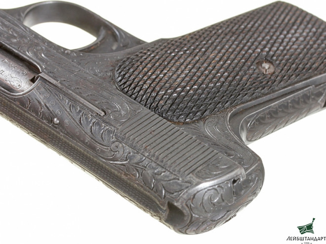 Картинка Пистолет "Браунинг" обр.1910 года (Browning 1910) - украшенный вариант, Бельгия - Увеличенное изображение