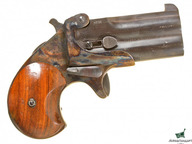 Изображение Двуствольный карманный пистолет "Дерринжер" (Derringer - Maverick), Италия - Увеличенное изображение