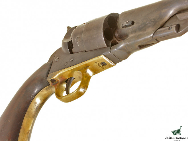 Купить Капсюльный револьвер Кольт обр.1860 года (Colt Army M1860) в футляре, США - Увеличенное изображение