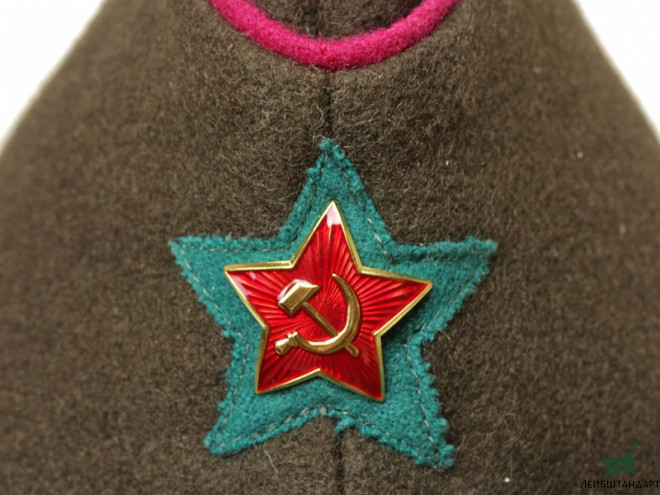 Изображение Пилотка командного и начальствующего состава обр.1935г., Пограничные войска НКВД, СССР, копия - Увеличенное изображение