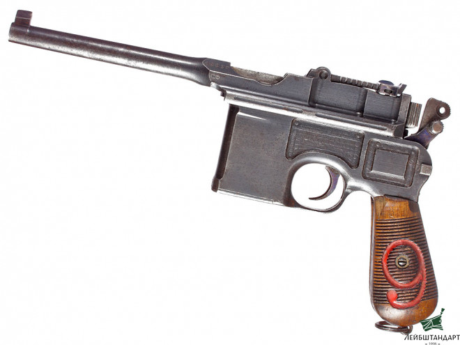 Изображение Пистолет Маузер С-96 (Mauser С96) - "Красная девятка" в кобуре, Германия - Увеличенное изображение