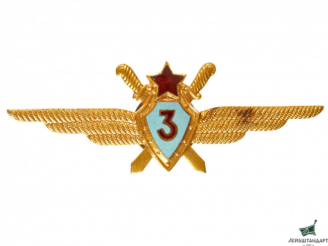 Фотография Знак "Военный летчик 3-го класса", СССР - Увеличенное изображение