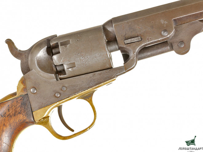 Один из видов Капсюльный револьвер Кольт (Colt Model 1849 Pocket), США - Увеличенное изображение