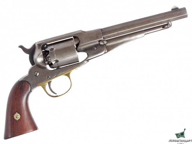Изображение Капсюльный револьвер Ремингтон (Remington), "новая модель" 1858 года для флота, США - Увеличенное изображение