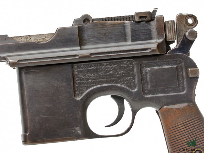 Картинка Пистолет Маузер С-96 (Mauser С96) в кобуре, Германия - Увеличенное изображение