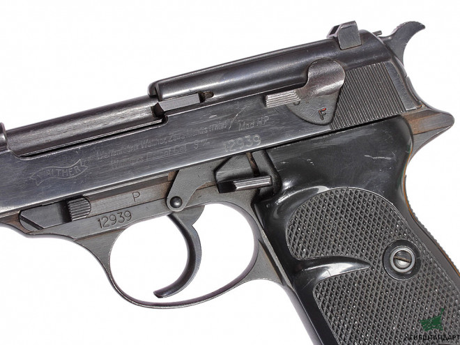 Фото Пистолет Вальтер, модель "ХП" (Walther mod.HP), Германия - Увеличенное изображение