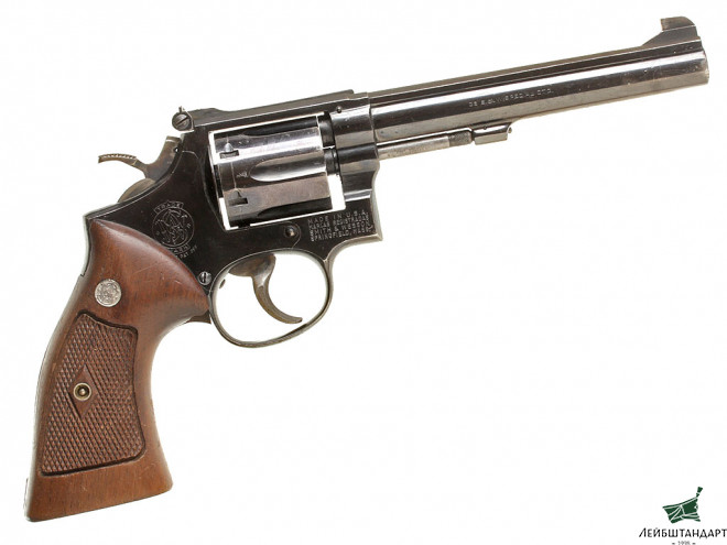 Фотография РЕВОЛЬВЕР "СМИТ И ВЕССОН", МОДЕЛЬ L4-I (SMITH & WESSON), США - Увеличенное изображение