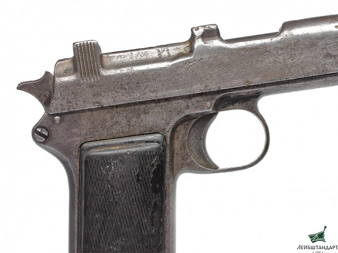 Один из видов Пистолет Штайр обр.1911 года (Steyr Hahn - M1911), Австро-Венгрия - Увеличенное изображение