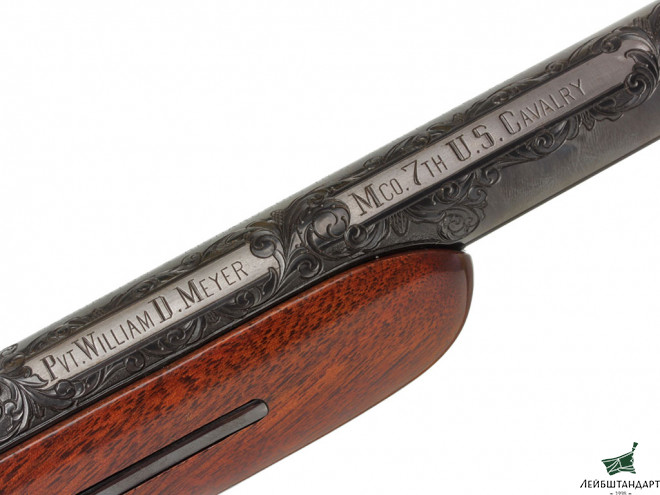 Изображение Кавалерийский карабин Спрингфилд обр.1873 года (Springfield M1873 "Trapdoor" Carbine) в памятном заказном исполнении, в футляре. США - Увеличенное изображение
