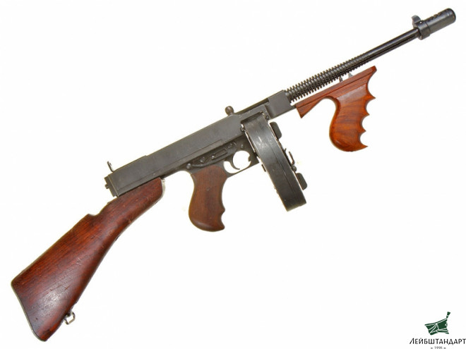 Изображение Пистолет-пулемет Томпсона (Thompson M 1928 A1), США - Увеличенное изображение
