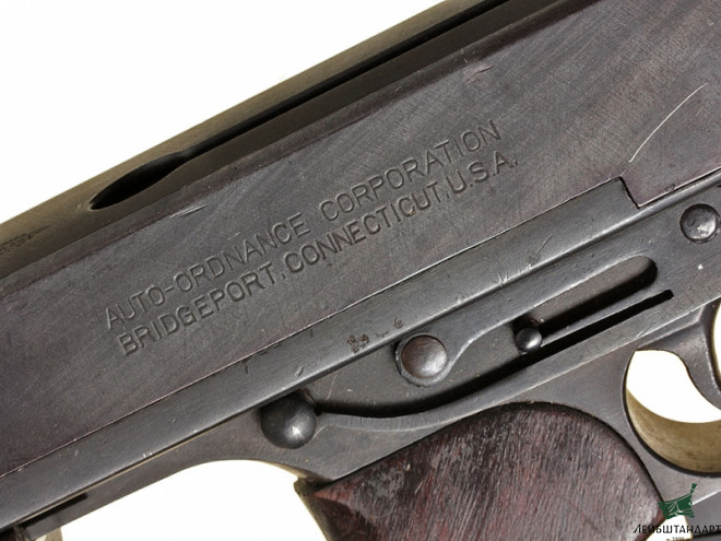 Картинка Пистолет-пулемет Томпсон (Thompson M1928A1), США - Увеличенное изображение