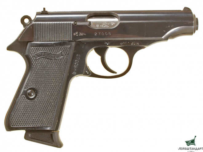 Один из видов Пистолет "Вальтер ПП" (Walther PP), Германия - Увеличенное изображение