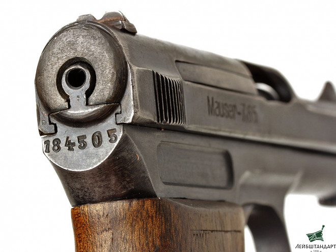 Фотография Пистолет Маузер М1914 (Mauser M1914) с клеймом Кригсмарине, Германия - Увеличенное изображение