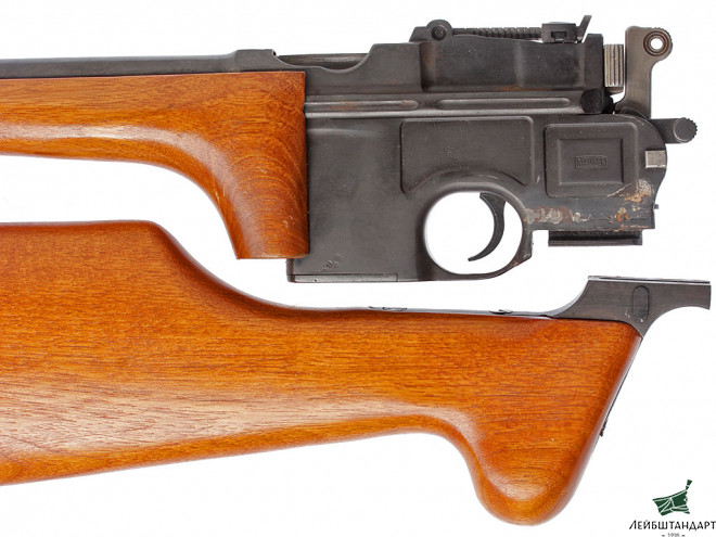Купить Охотничий карабин на базе пистолета Маузер С-96 (Mauser С96), Германия - Увеличенное изображение