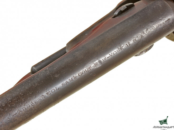 Фото Капсюльный револьвер Кольт обр.1860 года (Colt Army M1860) в футляре, США - Увеличенное изображение