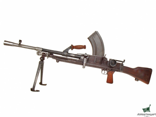 Один из видов Ручной пулемет Брен (Bren Mk.I), Великобритания - Увеличенное изображение