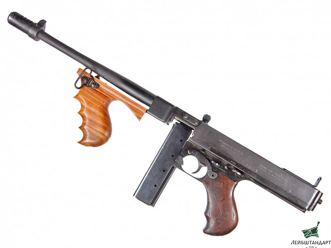 Фотография Пистолет-пулемет Томпсон (Thompson M1928 A1), США - Увеличенное изображение