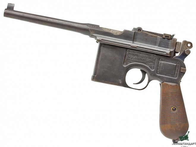 Изображение Пистолет Маузер С-96 (Mauser С96) в кобуре, Германия - Увеличенное изображение