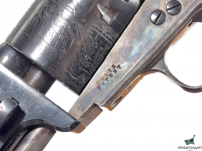Картинка Капсюльный револьвер Кольт (Colt -Navy) обр.1851 года, США - Увеличенное изображение