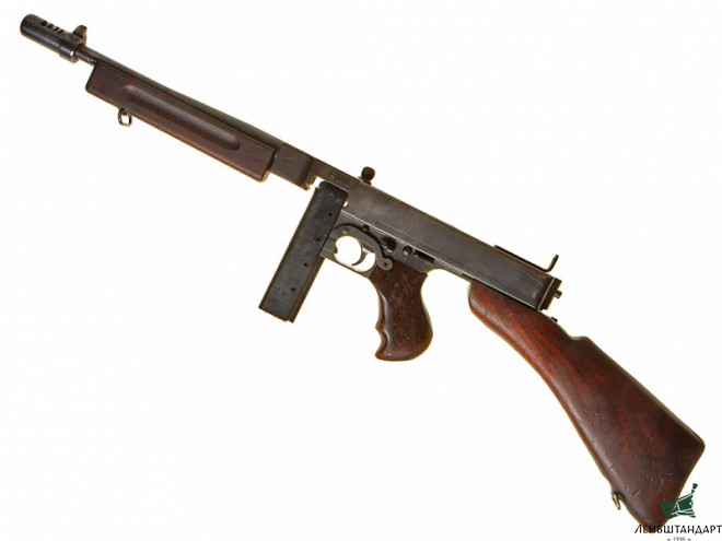 Изображение Пистолет-пулемет Томпсон (Thompson M1928A1), США - Увеличенное изображение