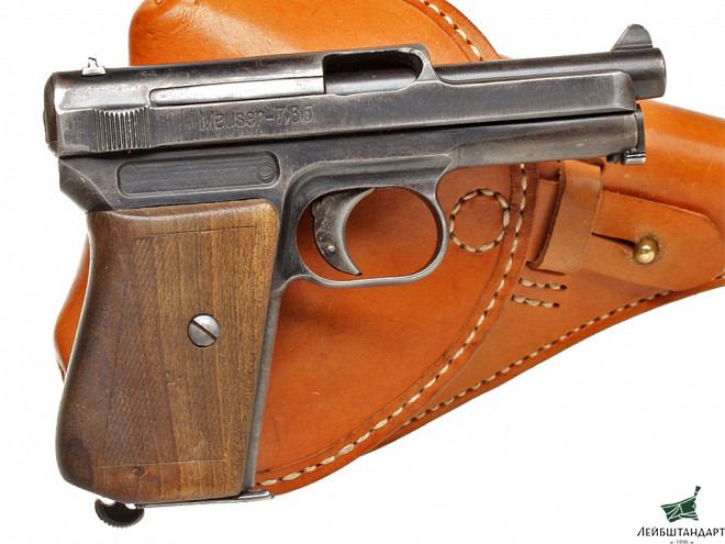 Фотография Пистолет Маузер М1914 (Mauser M1914) с клеймом Кригсмарине, Германия - Увеличенное изображение