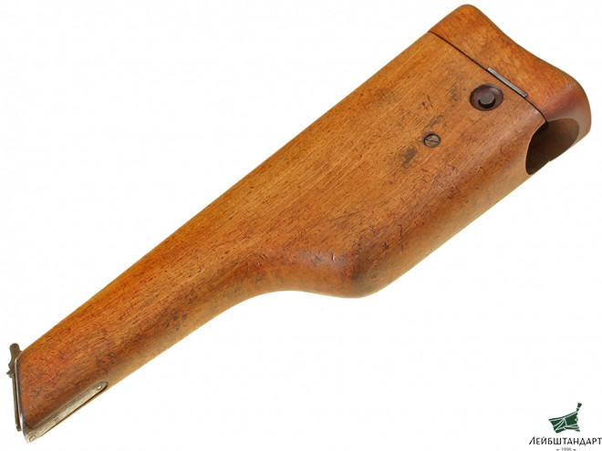 Один из видов Пистолет Маузер С-96 (Mauser С96) в кобуре, Германия - Увеличенное изображение
