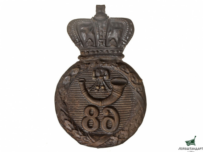 Изображение Киверный знак 68-го легкого Даремского пехотного полка, Великобритания - Увеличенное изображение