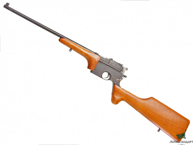 Фотография Охотничий карабин на базе пистолета Маузер С-96 (Mauser С96), Германия - Увеличенное изображение